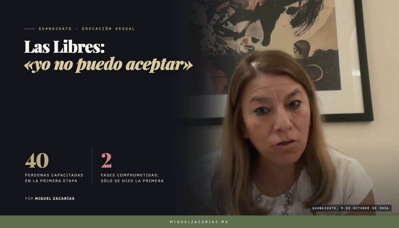 Verónica Cruz, directora de Las Libres, durante la entrevista por videollamada.