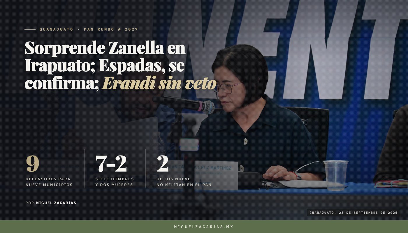 Juanita Cruz Martínez, presidenta del CDE del PAN en Guanajuato, durante la sesión de la comisión permanente.