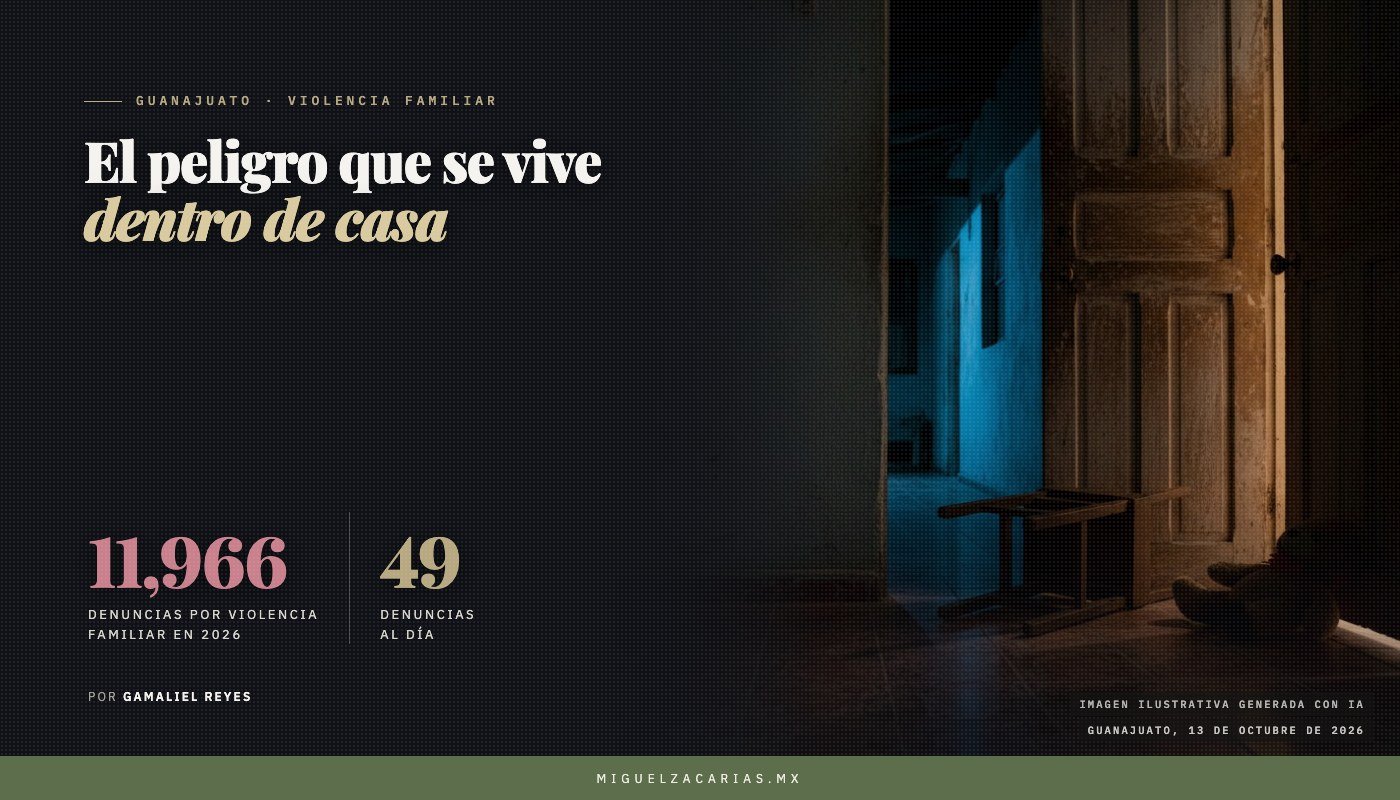 Un pasillo de una casa de noche: una puerta de madera entreabierta con luz, una silla volcada y un peluche en el piso. Imagen ilustrativa generada con IA.