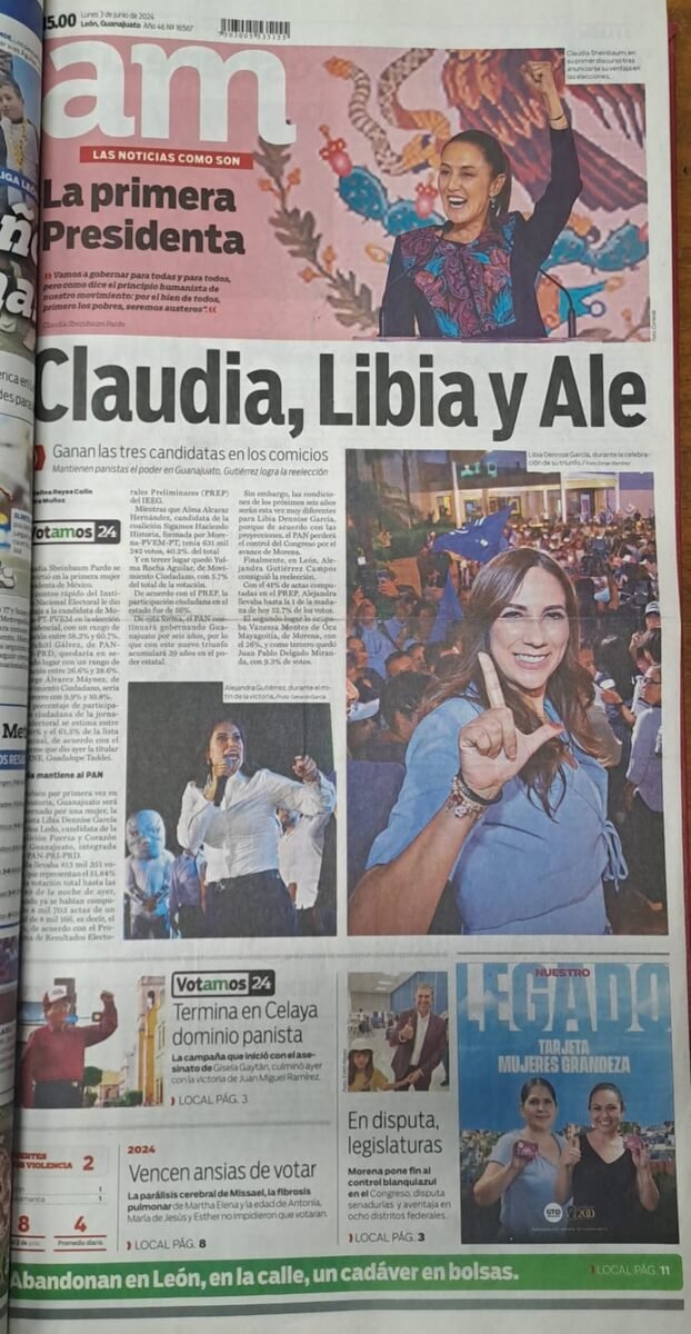 Primera plana de am, 3 de junio de 2024.