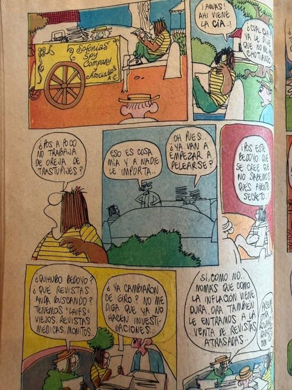 Página 3 del número 197 de la revista Los Agachados.