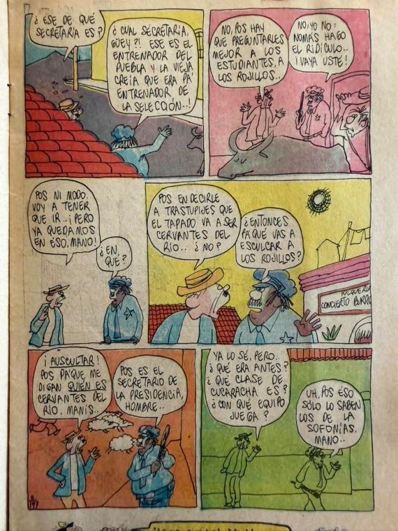 Página 5 del número 197 de la revista Los Agachados.